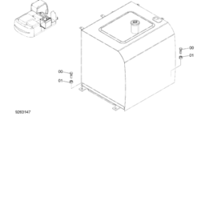 ZX350H-3 FUEL TANK SUPPORT