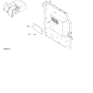 ZX350H-3 PRE-CLEANER PARTS