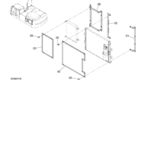 ZX350H-3 CONDENSER NET