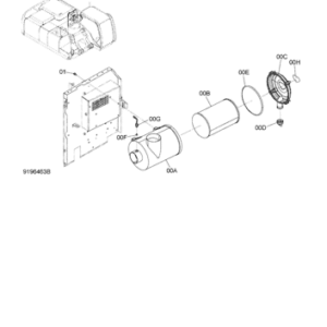 ZX350H-3 AIR CLEANER
