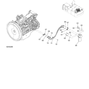 ZX350H-3 OIL FILTER PIPING
